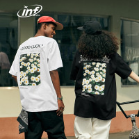 DBMG街头潮牌ins雏菊印花T恤2023春夏西海岸经典宽松短袖