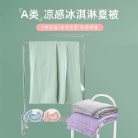 Three SonsA类高品质货提花凉感冰激凌夏凉被夏季裸睡天丝冰淇淋
