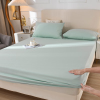Three Sonsa类床笠单件加厚磨毛床罩席梦思床垫保护套40支全棉床