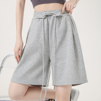 Ceen Bulled五分裤女夏季薄款宽松短裤女美式休闲绑带五分裤子百