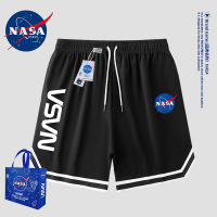 BrookingsNASA联名短裤男士速干冰丝篮球夏季美式潮牌情侣运动裤