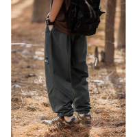 Jusen Shayu日系男装 层次活页设计工装休闲裤男夏款立体感宽松