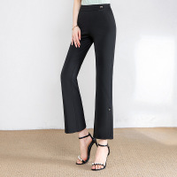 2023年女装新款中年喇叭裤时尚洋气中年女装家妈妈装裤子