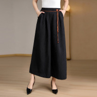 年华妈妈装女裤中年大腿裤女夏季薄款显瘦休闲裤中老年人裤子