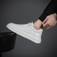 Ceba头层牛皮小白鞋男款2023新款潮流百搭鞋子夏季运动板鞋舒适