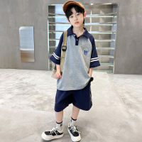 Three Sons男童夏装套装2023新款童装炸街衣服酷帅夏季中大童儿