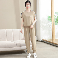 Jusen Shayu年轻妈妈夏装休闲运动套装2023新款四五十岁中老年女