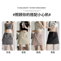 Ceba工装半身裙女夏季新款抽绳高腰a字短裙美式辣妹设计感休闲包