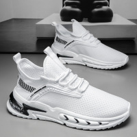 Ceba夏季透气高弹力布面低帮跑步运动鞋青年百搭薄款户外旅游鞋