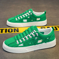 Ceba男士休闲一脚蹬套脚板鞋夏季新款帆布透气低帮平底运动休闲