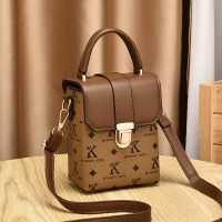 Three Sons2023新款时尚潮流百搭复古MK手机包单肩斜挎手提包女