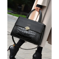 Ceba 2023新款鳄鱼纹女士手提包质感中年妈妈包轻奢时尚单肩斜挎包包女