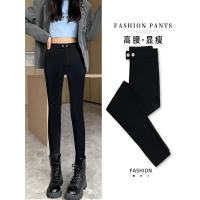 Ceba 打底裤女外穿春秋款高腰紧身弹力小黑裤2023新款秋季小脚铅笔裤子