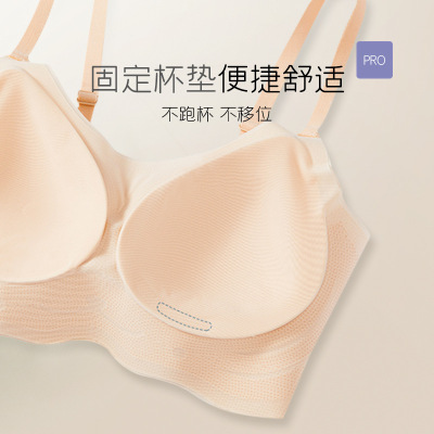 [Pro]速干冰丝轻薄软支撑无痕内衣收副乳小胸聚拢无钢圈文胸罩