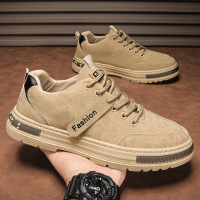 男鞋2023冬季新款工装鞋工地水电工耐磨劳保鞋休闲潮流时尚马丁靴