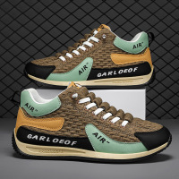 男鞋冬季2023新款潮流阿甘鞋时尚拼色百搭休闲男士运动跑步潮鞋