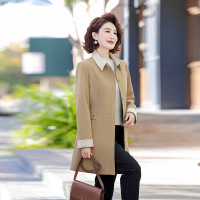 2024年女装新品春装40岁中老年人薄款风衣妈妈装春季新款薄款女装