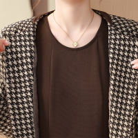 2024春装新款长裙时尚妈妈装40岁两件套裙开衫气质过膝长裙女60岁