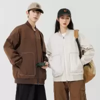 高端外套男装潮牌年春秋新款时尚潮流百搭中青年休闲男夹克衫