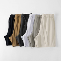 春夏季男士纯色运动新款舒适潮流宽松薄款透气百搭休闲速干五分裤