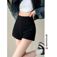 高腰短裤女春秋新款打底黑色西装美式辣妹显瘦外穿夏季热裤子