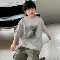 男童夏装T恤短袖新款儿童夏季半袖体恤男孩炸街上衣T童装