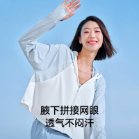 某蕉同款冰丝披肩大帽檐防晒衣夏拼接原纱防晒服女防紫外线皮肤衣