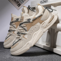 新款夏季男鞋国潮运动鞋跑步休闲百搭潮鞋防臭透气增高老爹鞋