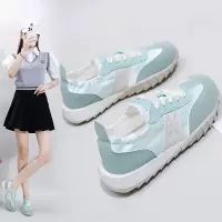 夏季新款韩版ins透气小白鞋女低帮休闲板鞋厚底松糕鞋XQ-H709
