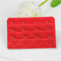 三排四扣加长扣不锈钢散装3排4扣文胸延长扣内衣背扣直销