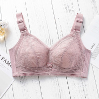 新品文胸无钢圈超薄无海绵舒适透气内衣女调整型侧收大胸显小胸罩