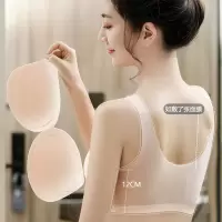 内衣女大胸显小无钢圈文胸罩夏季薄款大码胖MM无痕内衣运动背心式