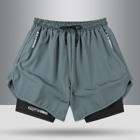 跑步短裤男女款夏季运动马拉松田径防尴尬内衬训练健身裤