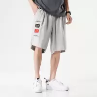 夏季潮牌短裤男宽松绣花百搭韩版街头嘻哈运动裤休闲裤五分裤
