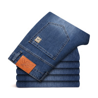 新款男式牛仔裤男春夏款品牌宽松直筒遮肉显瘦挺阔垂悬休闲裤