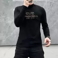 半高领打底衫男士冬装长袖T恤新款加厚保暖秋冬款内搭男 欧货原创