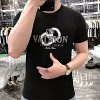 欧洲站短袖T恤男年夏款欧货高端潮牌字母烫钻印花圆领修身 衣