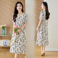 年夏季新款女装时尚气质修身连衣裙6881