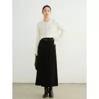 重工水钻珍珠 小香*风外套24早秋轻奢圆领长袖羊毛针织开衫女毛衣