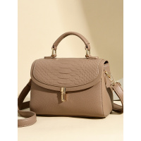 包包新款复古鳄鱼纹简约单肩包时尚百搭斜挎包日常便携手提包