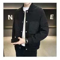 春秋季夹克男新款痞帅潮牌高级感时尚秋装上衣服男士外套