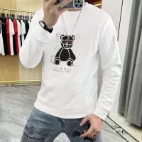 欧货秋冬新款打底衫圆领长袖卫衣男小熊印花时尚上衣秋衣修身潮流