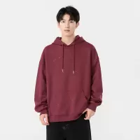 满天星连帽卫衣男秋冬季新款韩版潮牌300g休闲落肩款宽松上衣男装