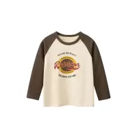童装男童秋装 儿童长袖T恤插肩宝宝衣服