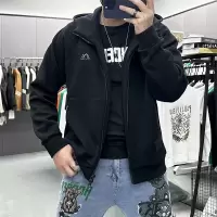 连帽卫衣开衫外套拉链新款夹克印花运动休闲秋冬重磅上衣潮流百搭