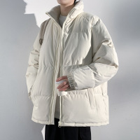 冬季棉衣男新款潮流青少年学生宽松休闲加厚棉衣袄情侣立领外套男