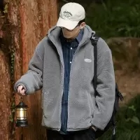 羊羔绒外套棉衣新款韩版潮牌上衣情侣款加棉加厚棉袄棉服男装