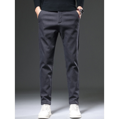 源头工厂男士休闲裤子舒适直筒长裤男生春秋新款百搭显瘦男裤
