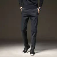 韩版修身男装休闲裤潮流宽松直筒长裤男弹力舒适透气百搭裤子