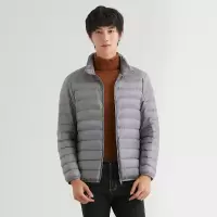 男式90绒轻薄款羽绒服男立领冬装外套加大码男装男式